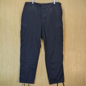 Propper Tactical Cargo Pants Mens Large Ripstop Double Knee Black Utility